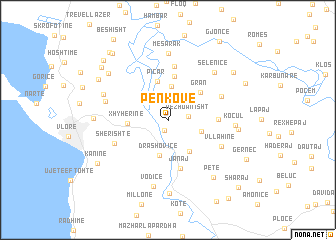 map of Penkovë