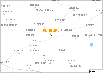 map of Pen\