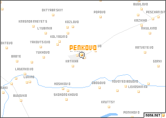 map of Pen\