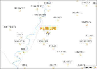 map of Pen\