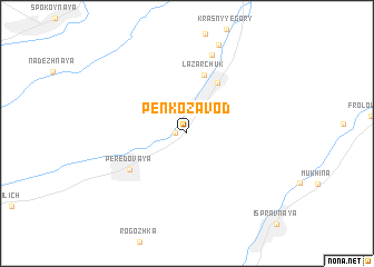 map of Pen\