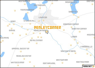 map of Penley Corner