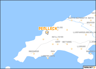 map of Penllech