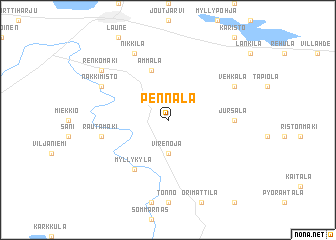 map of Pennala