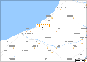 map of Pennant