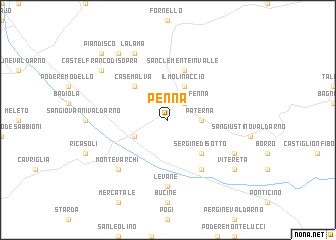 map of Penna