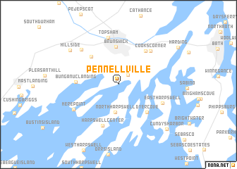 map of Pennellville