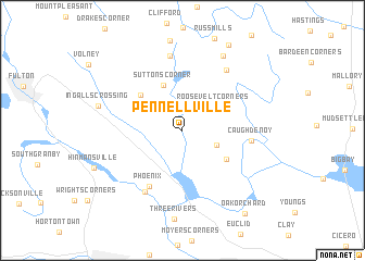 map of Pennellville