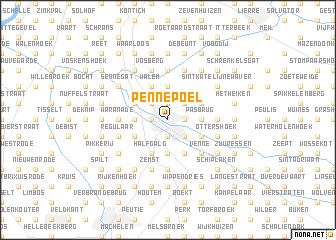 map of Pennepoel