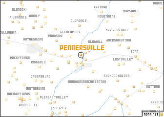 map of Pennersville