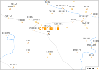 map of Penniküla