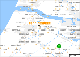 map of Penningsveer