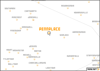 map of Penn Place