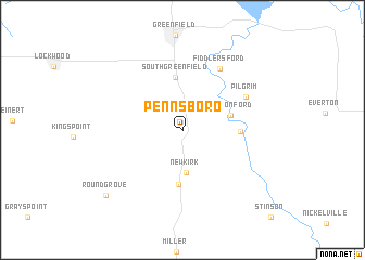 map of Pennsboro