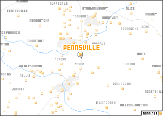 map of Pennsville