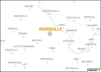 map of Pennsville