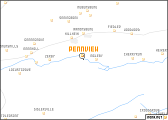 map of Penn View