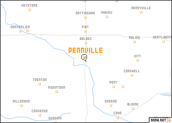 map of Pennville