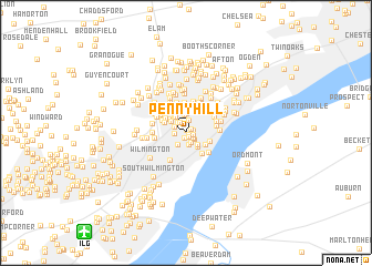 map of Pennyhill