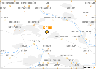 map of Penn