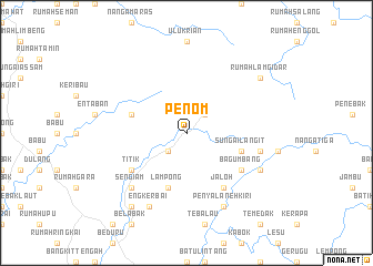 map of Penom