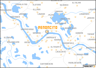 map of Peñoncito
