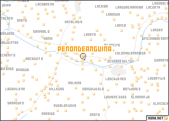 map of Peñón de Anguina