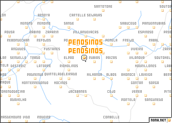 map of Penosiños