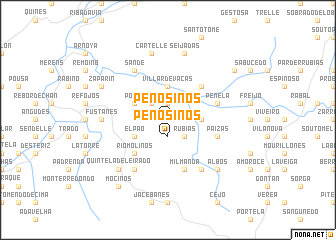 map of Penosiños