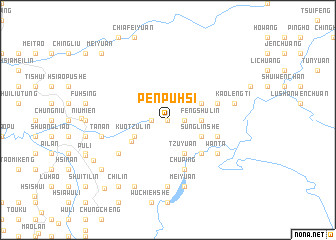 map of Pen-pu-hsi