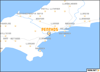 map of Penrhos
