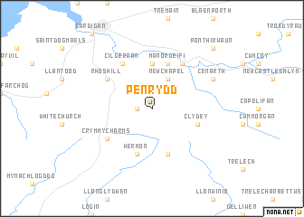 map of Penrydd