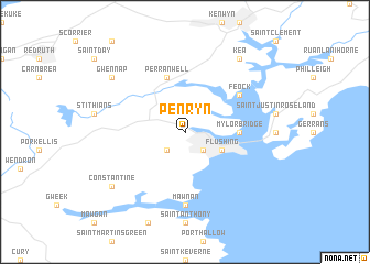 map of Penryn