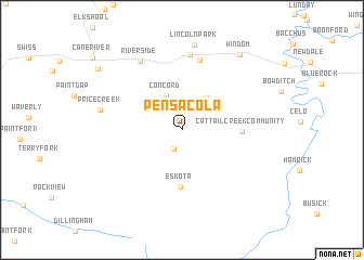 map of Pensacola