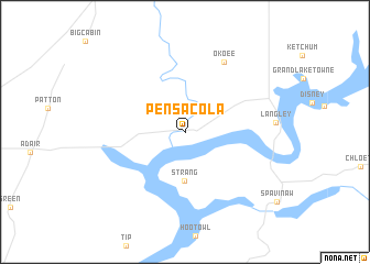 map of Pensacola