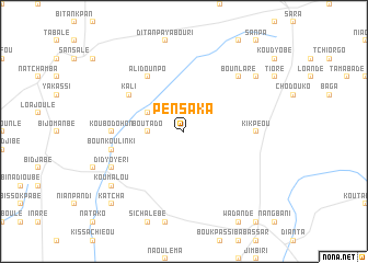 map of Pensaka