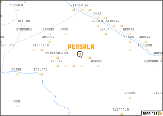 map of Pensala