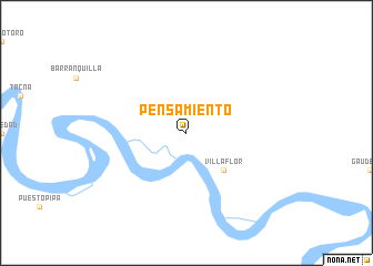 map of Pensamiento