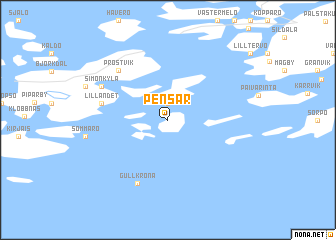 map of Pensar