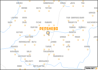 map of Penshebo