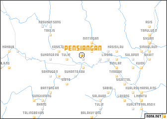 map of Pensiangan
