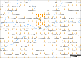 map of Penso