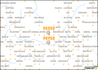 map of Penso