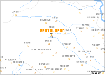map of Pentálofon