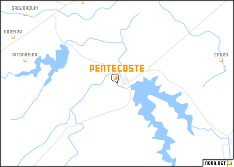 map of Pentecoste