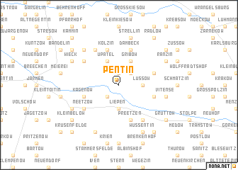 map of Pentin