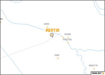 map of Pentin