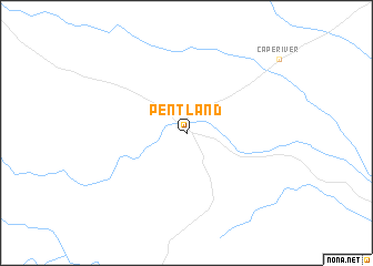 map of Pentland