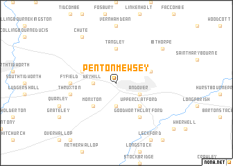 map of Penton Mewsey