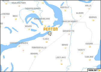 map of Penton